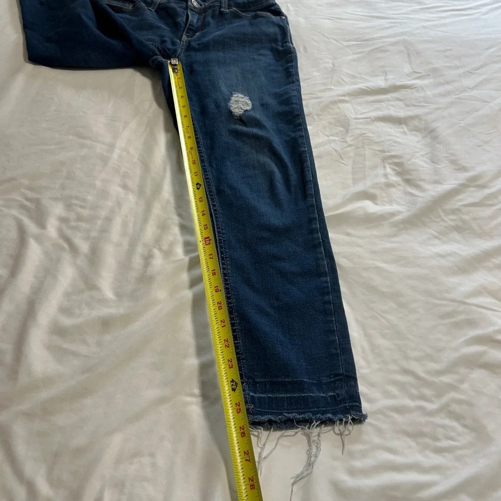 Buffalo David Bitton Womens‎ Rip and Repair Mid-Rise Skinny Size 6/28